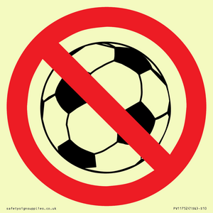 P909 Prohibition: No ball games